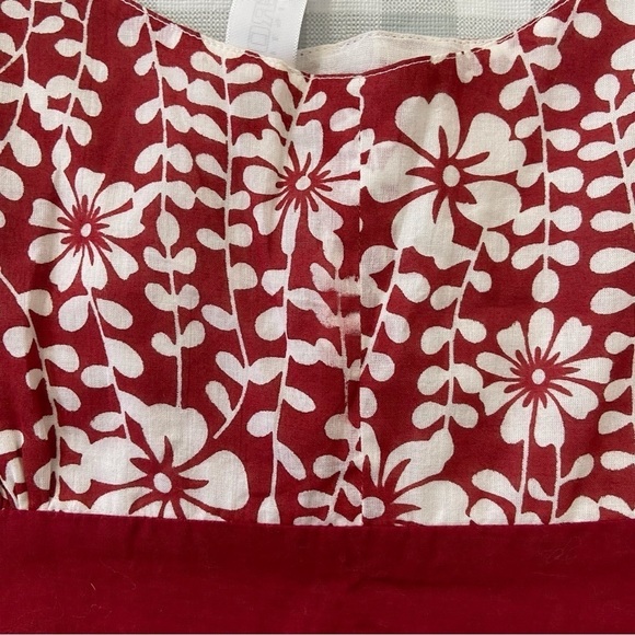 Point Zero dress pure cotton floral white red empire waist floral lightweight - Picture 4 of 16